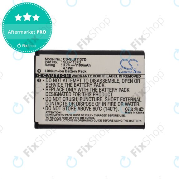 Akkumulátor Samsung NV100HD, 1100mAh, Li-Ion, 3.7V, SLB-1137D, HQ