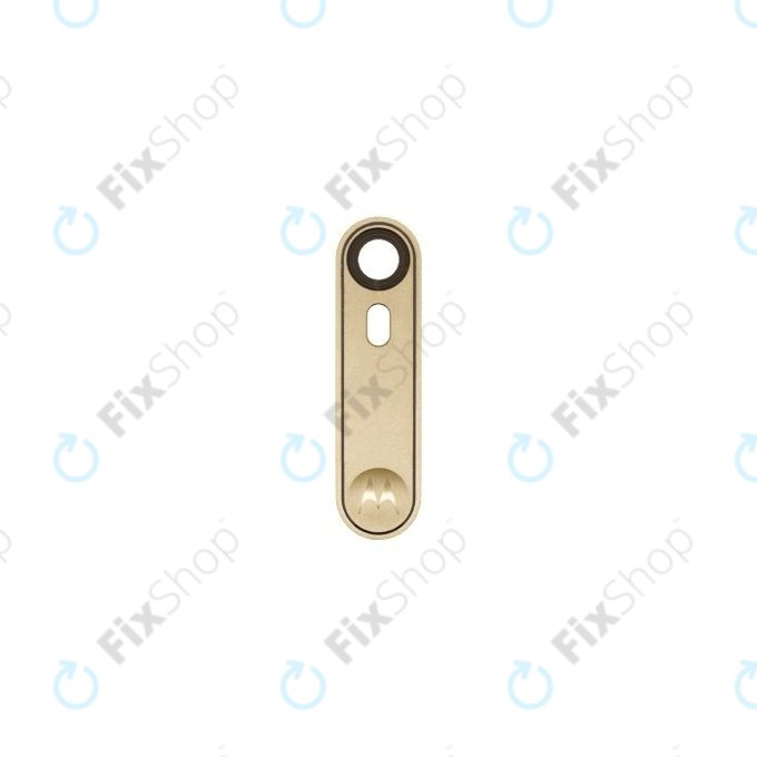 Motorola Moto X Style XT1572 - Hátlapi Kameralencse Üveg + Keret (Arany)