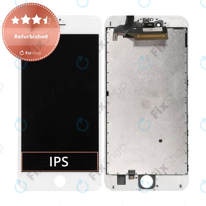 Apple iPhone 6S Plus - LCD Kijelző + Érintőüveg + Keret (White) Refurbished
