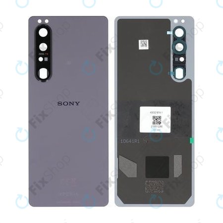 Sony Xperia 1 III - Akkumulátor Fedőlap (Puple) - A5032187A Genuine Service Pack