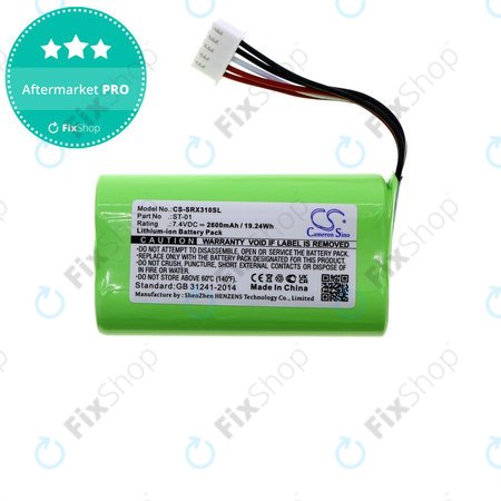 Akkumulátor Sony SRS X3, XB2, XB20, 2600mAh, Li-Ion, 7.4V, ST-01, HQ