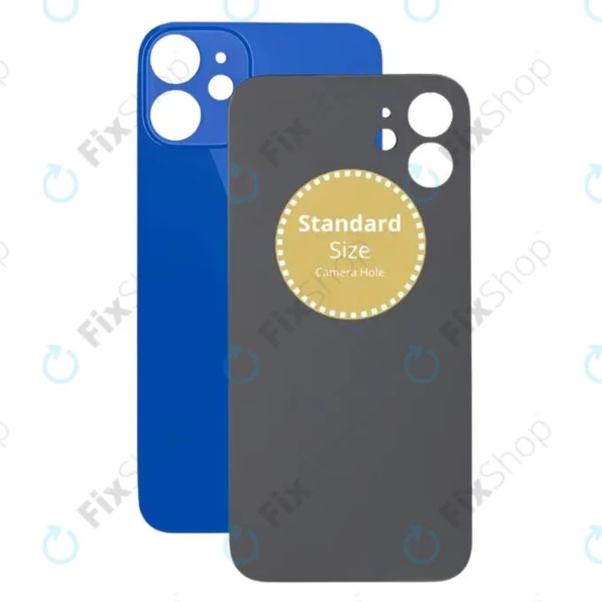 Apple iPhone 12 Mini - Hátsó Ház Üveg (Blue)
