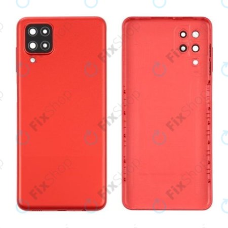 Samsung Galaxy A12 A125F - Akkumulátor Fedőlap (Red)