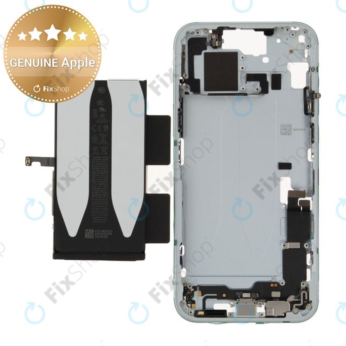 Középső keret akkumulátorral | iPhone 15 Plus | Blue | ZD076-00677 | Genuine Apple