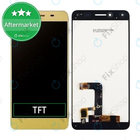 Huawei Y6 II Compact - LCD Kijelző + Érintőüveg (Gold) TFT