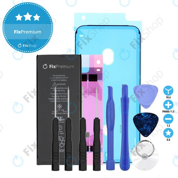 Akkumulátor iPhone SE (2nd Gen 2020), 1821mAh, Ragasztó (Adhesive), Szerszámok, FixPremium