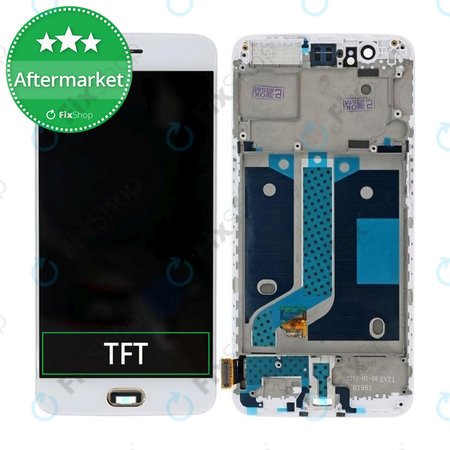 OnePlus 5 - LCD Kijelző + Érintőüveg + Keret (White) TFT