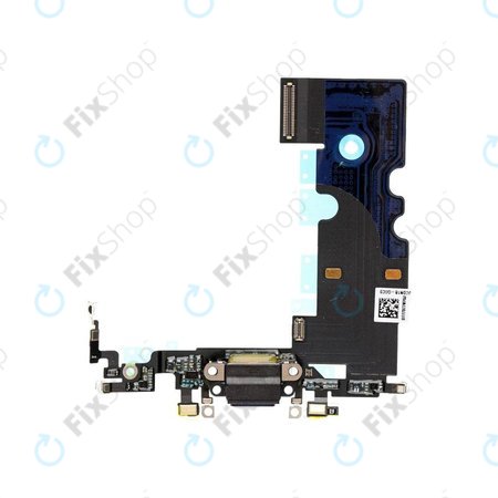 Apple iPhone SE (2nd Gen 2020) - Töltő Csatlakozó + Flex Kábelek (Black)