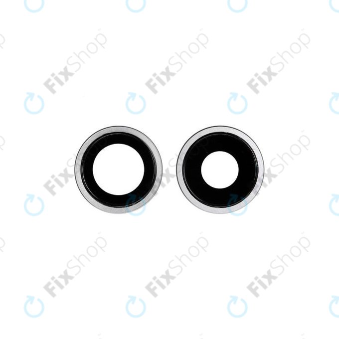 Apple iPhone 11 - Visszapillantó Üveg Kerettel (White) - 2db