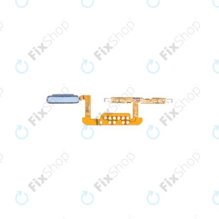 Samsung Galaxy Tab S7 T870, T875, T876B - Ujjlenyomat Érzékelő + Flex Kábel (Phantom Navy) - GH96-13643D Genuine Service Pack