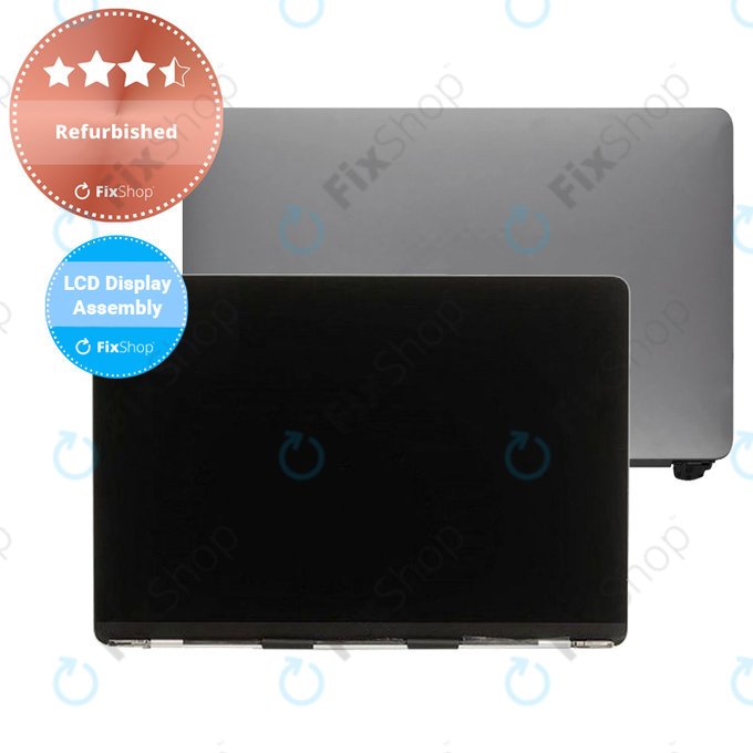 Apple MacBook Pro 13" A2338 (2020) - LCD Kijelző + Előlapi Üveg + Fedőlap (Space Gray) Refurbished