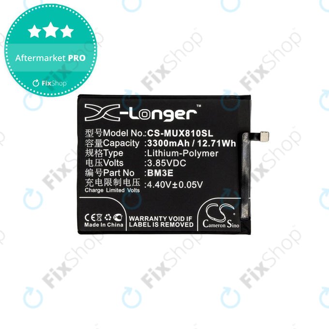 Xiaomi Mi 8 - Akkumulátor BM3E 3300mAh HQ