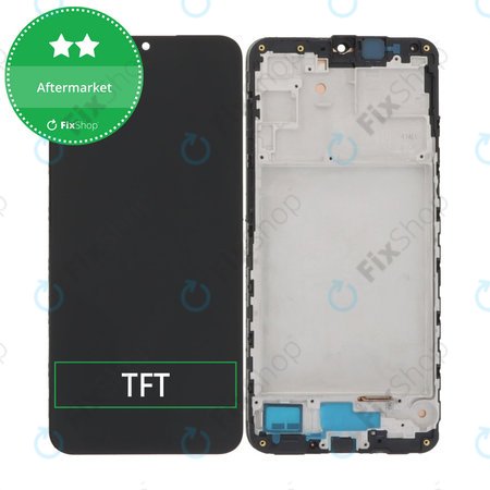 Samsung Galaxy A16 5G - LCD Kijelző + Érintőüveg + Keret (Blue Black) TFT