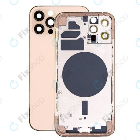 Apple iPhone 12 Pro - Hátsó Ház (Gold)