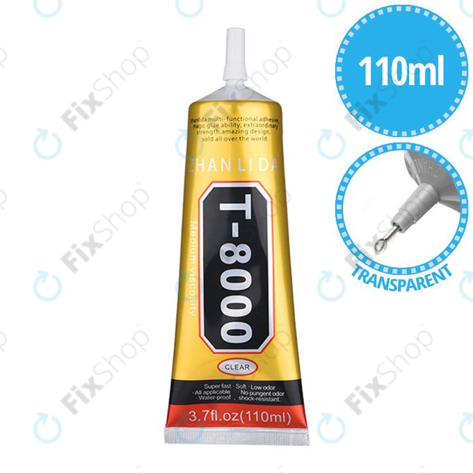Adhesive Ragasztó T-8000 - 110ml (Átlátszó)