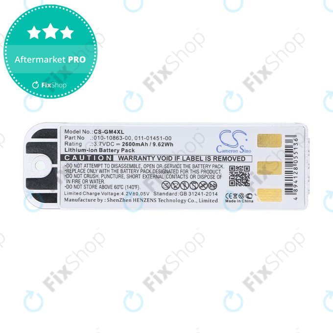 Akkumulátor Garmin Zumo 400, 550, 2600mAh, Li-Ion, 3.7V, 010-10863-00, 011-01451-00, HQ