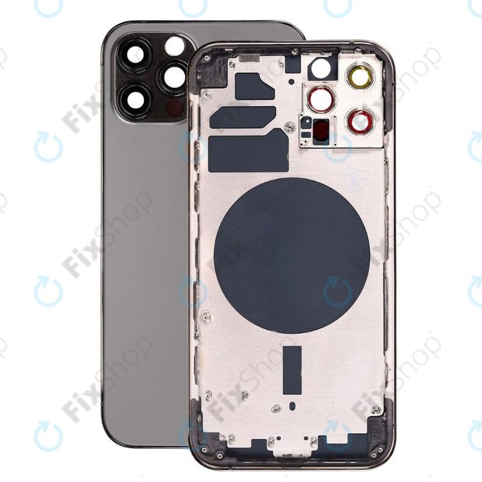 Apple iPhone 12 Pro - Hátsó Ház (Graphite)