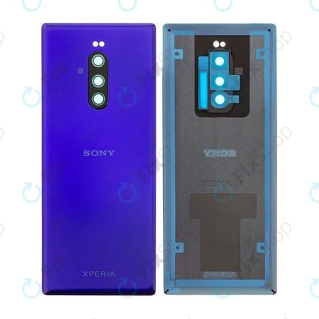Sony Xperia 1 - Akkumulátor Fedőlap (Purple) - 1319-0290 Genuine Service Pack