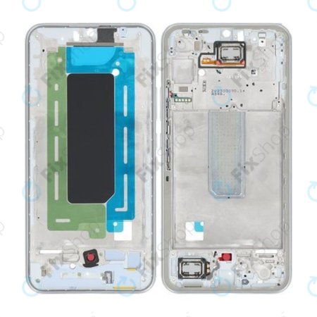 Samsung Galaxy A34 5G A346B - Középső Keret (Silver) - GH82-31312B Genuine Service Pack