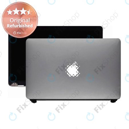 Apple MacBook Pro 13" A1989 (2018 - 2019) - LCD Kijelző + Előlapi Üveg + Fedőlap (Space Gray) Original Refurbished