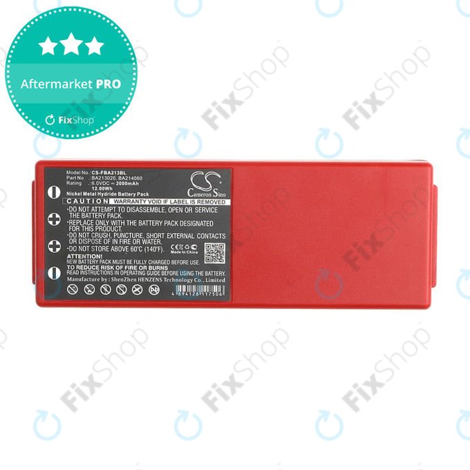 Akkumulátor HBC Radiomatic Spectrum, 2000mAh, Ni-MH, 6V, BA214061, HQ