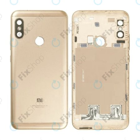 Xiaomi Mi A2 Lite - Akkumulátor Fedőlap (Gold) - 560220049033 Genuine Service Pack