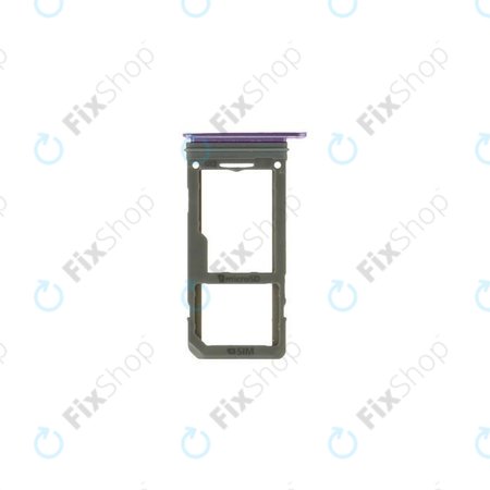Samsung Galaxy S8 G950F - SIM + SD Adapter (Orchid Gray) - GH98-41131C Genuine Service Pack
