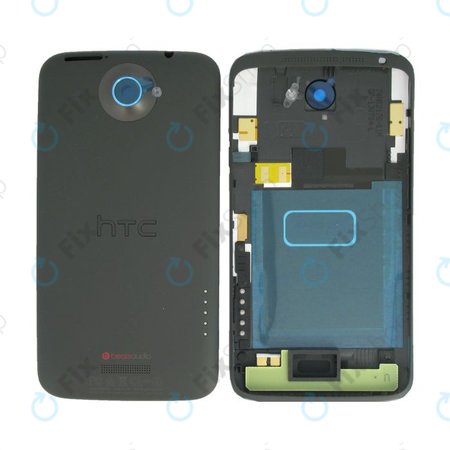 HTC One X - Akkumulátor fedőlap (Fekete) - 74H02176-01M