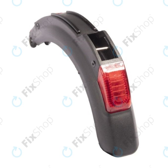 Kugoo S3 - Hátsó sárvédő lámpával és kábellel (Black)