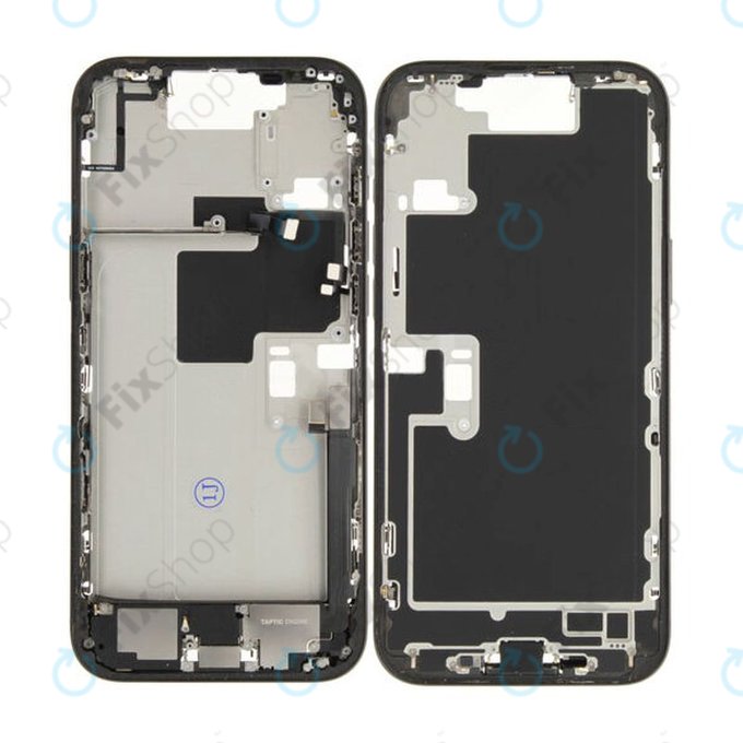 Apple iPhone 16 Pro Max - Középső keret + Bekapcsoló + hangerő gomb (Black Titanium)