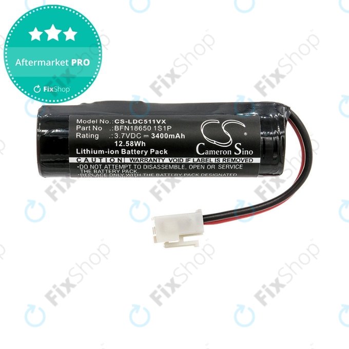 Leifheit Dry&Clean 51000, 51002, 51113, 51114 - Akkumulátor BFN18650 1S1P Li-Ion 3.7V 3400mAh HQ