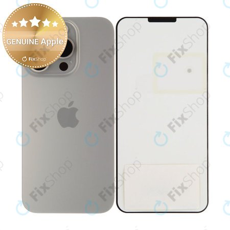 Hátsó Ház Üveg | iPhone 15 Pro | Natural Titanium | 661-35702 | Genuine Apple