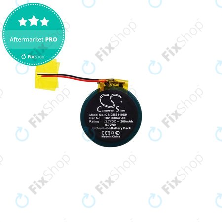 Akkumulátor Garmin Approach S1, S3, S4, Forerunner 110, 210, S1, 200mAh, Li-Ion, 3.7V, 361-00047-00, HQ