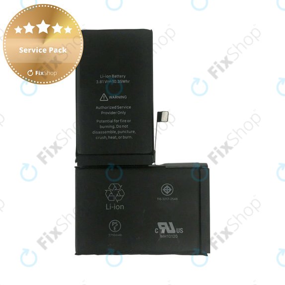 Akkumulátor iPhone X, 2716mAh, Service Pack