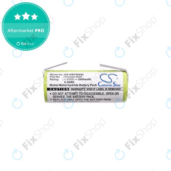 Akkumulátor Oral-B Triumph 4000, 2000mAh, Ni-MH, 1.2V, 3761, HQ