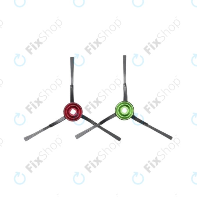 Ecovacs Deebot N-series, T-series, Ozmo-series, X-series - Oldalkefe (Fekete) - 2db