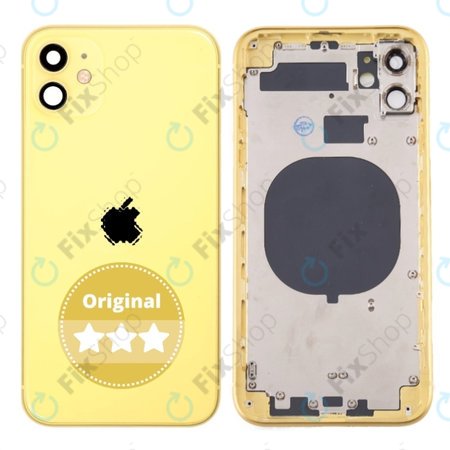 Apple iPhone 11 - Hátsó Ház (Yellow) Original
