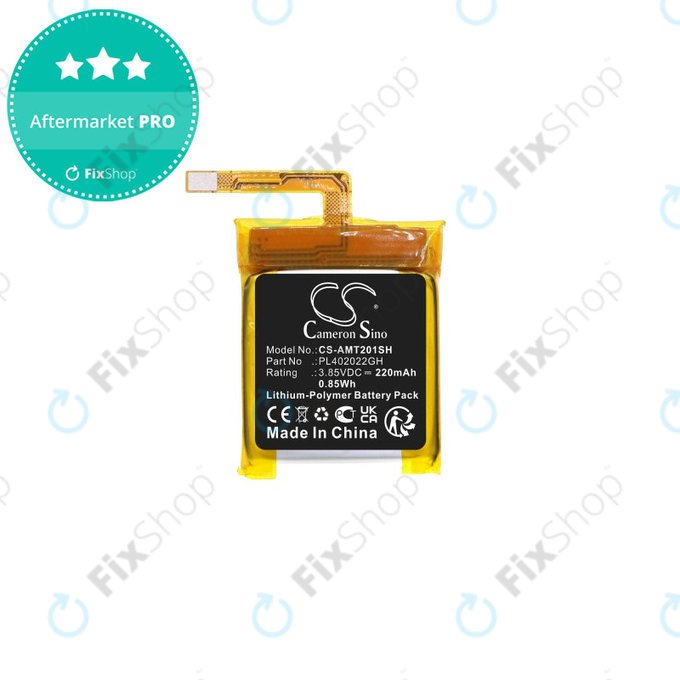 Akkumulátor Amazfit GTS 2 Mini, 220mAh, Li-Pol, 3.85V, PL402022GH, HQ