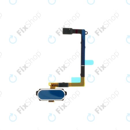 Samsung Galaxy S6 G920F - Otthoni gombok + Rugalmas kábel (Blue Topaz) - GH96-08166D Genuine Service Pack