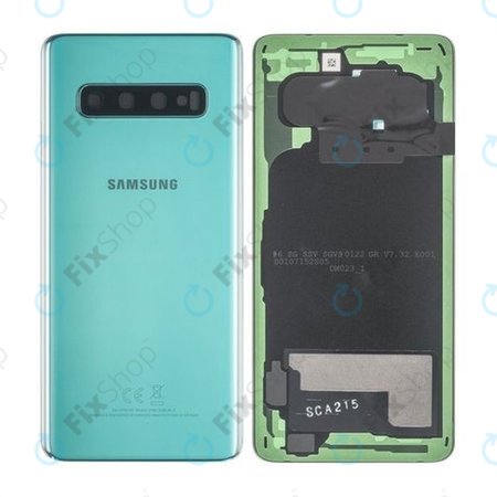 Samsung Galaxy S10 G973F - Akkumulátor Fedőlap (Prism Green) - GH82-18378E Genuine Service Pack