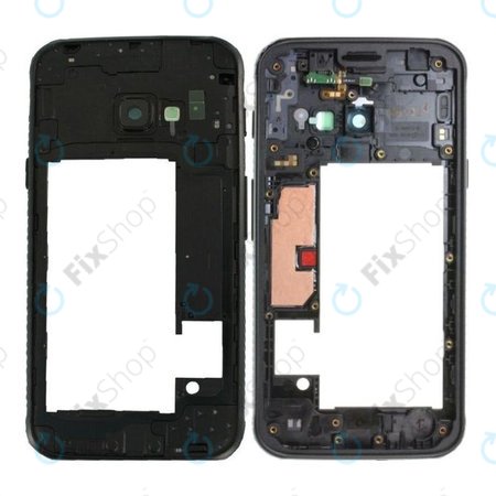 Samsung Galaxy Xcover 4 G390F - Középső keret + kameraüveg - GH98-41218A Genuine Service Pack