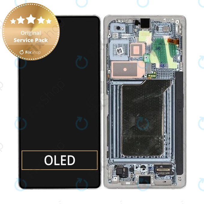 Samsung Galaxy S25 Ultra - LCD Kijelző + Érintőüveg + Keret (Titanium Silver) - GH82-36387A Genuine Service Pack