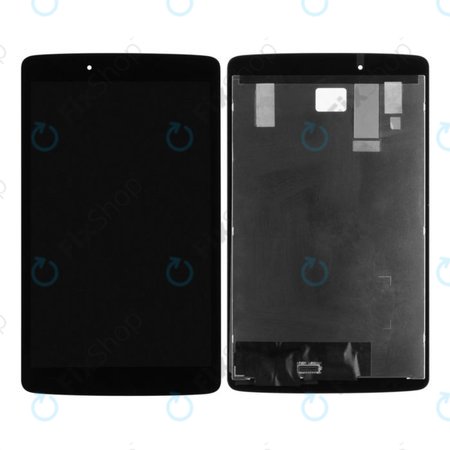 LG G Pad 8.0 LTE V490 - LCD Kijelző + Érintőüveg (Black) TFT