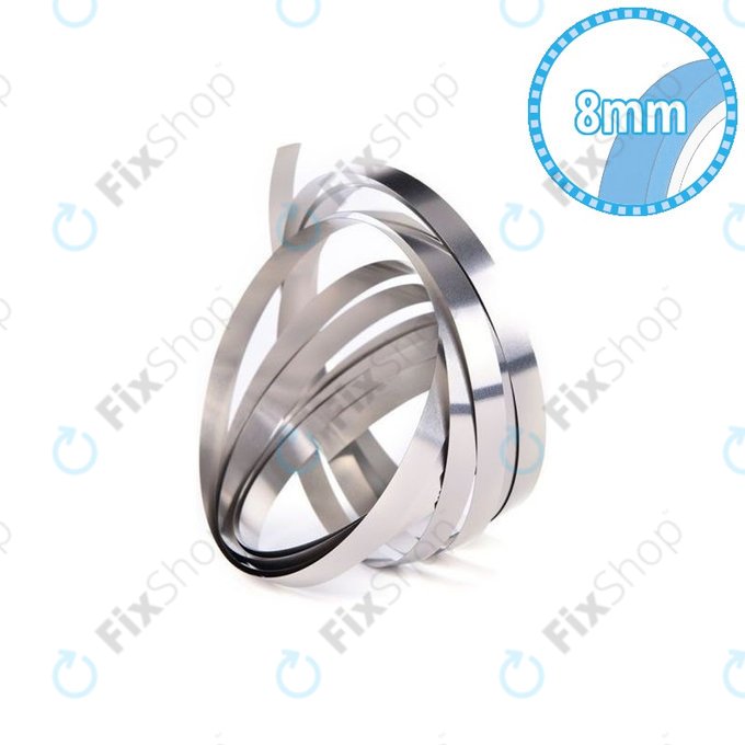 Nikkel-ötvözet Szalag - Hardness A (HV 80-110) - 0.12 x 8.0mm (1m)