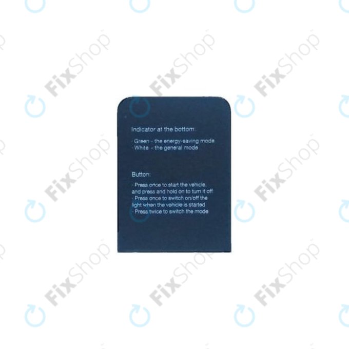 Xiaomi Mi Electric Scooter 1S, 2 M365, Essential, Pro, Pro 2 - A vezérlőegység előlapja - C002550004600 Genuine Service Pack
