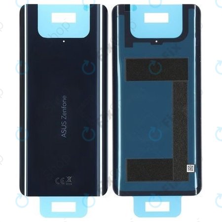 Asus Zenfone 8 Flip ZS672KS - Akkumulátor Fedőlap (Galactic Black) - 13AI0041AG0111 Genuine Service Pack