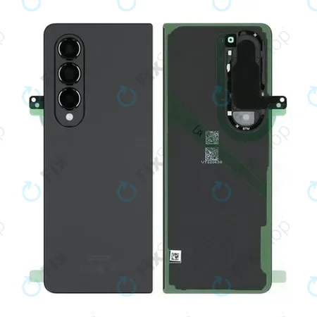 Samsung Galaxy Z Fold 4 F936B - Akkumulátor Fedőlap (Phantom Black) - GH82-29254A Genuine Service Pack