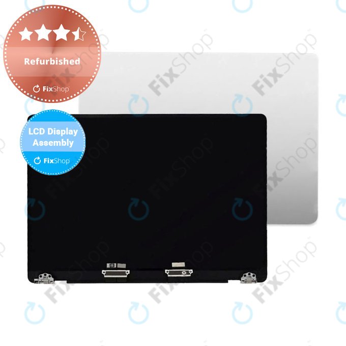 Apple MacBook Pro 14" A2918 M3 (2023) - LCD Kijelző + Előlapi Üveg + Fedőlap (Silver) Refurbished