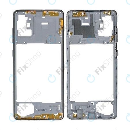 Samsung Galaxy A71 A715F - Középső Keret (Prism Crush Silver) - GH98-44756B Genuine Service Pack