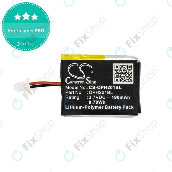 Akkumulátor Opticon OPN-2000, 190mAh, Li-Pol, 3.7V, OPH201BL, HQ